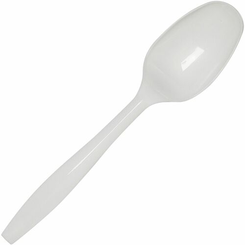 Dixie Spoon - 40/Pack - Spoon - 1 x Spoon - Disposable - White