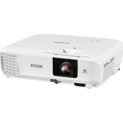 Epson PowerLite E20 LCD Projector - 4:3 - White - 1024 x 768 - Front, Ceiling, Rear - 6000 Hour Normal Mode - 12000 Hour Economy Mode - XGA - 15,000:1 - 3400 lm - HDMI - USB - Digital Projectors - EPSV11H981020