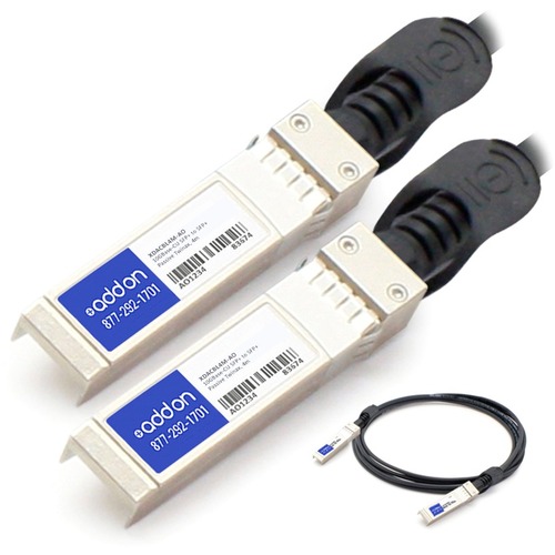 Axiom 10GBASE-CU SFP+ Passive DAC Twinax Cable Intel Compatible 4m - 13.1 ft Twinaxial Network Cable for Network Device - First End: SFP+ Network - Second End: SFP+ Network - 10 Gbit/s - 24 AWG - 1 - TAA Compliant