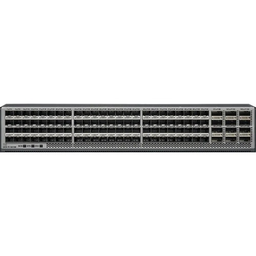 Cisco UCS 64108 108 Port Fibre Channel Switch - 108 Fiber Channel Ports - 108 x RJ-45 - 100 Gigabit Ethernet - 108 x Total Expansion Slots - Manageable - Rack-mountable - 2U
