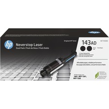 HP 143AD Original Laser Toner Cartridge - Dual Pack - Black - 5000 Pages