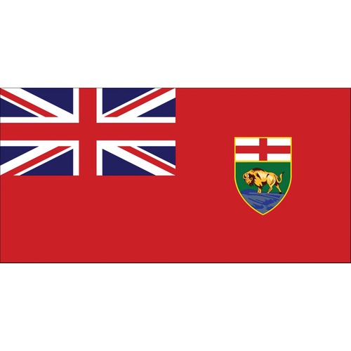 Flying Colours International State Flag - Canada - Manitoba - 72" x 36" - Fade Resistant - 200 Denier Nylon