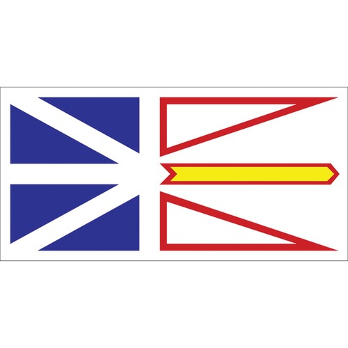Flying Colours International State Flag - Canada - Newfoundland - 72" x 36" - Fade Resistant - 200 Denier Nylon