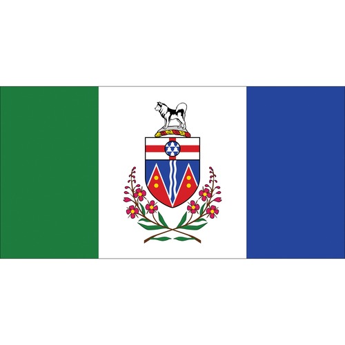 Flying Colours International State Flag - Canada - Yukon - 72" x 36" - Fade Resistant - 200 Denier Nylon - Country Flags - FCI36107236