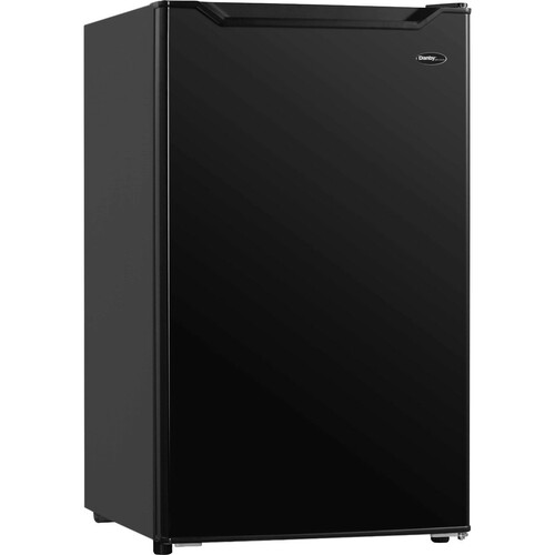 Danby Diplomat 3.3 cu. ft. Compact Refrigerator - 3.30 ft³ - Manual Defrost - Reversible - 3.30 ft³ Net Refrigerator Capacity - Black