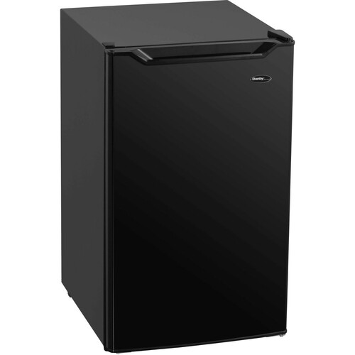 Danby Diplomat 4.4 cu. ft. Compact Refrigerator - 4.40 ft³ - Manual Defrost - Reversible - 4.40 ft³ Net Refrigerator Capacity - Black