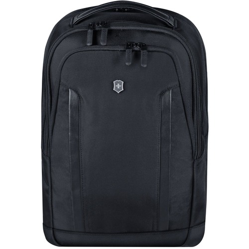 Victorinox Altmont Professional Carrying Case (Backpack) Apple iPad Notebook - Black - Fabric - Polyester Exterior Material - Shoulder Strap - 16.1" Height x 11.4" Width x 8.7" Depth
