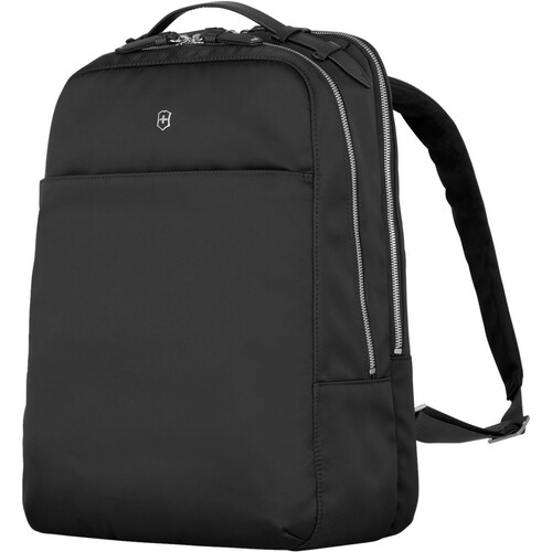 Victorinox Victoria 2.0 Carrying Case (Backpack) for 16" Notebook - Black - Nylon Exterior Material - Shoulder Strap, Handle - 15.7" Height x 11.4" Width x 8.3" Depth