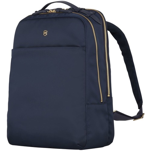 Victorinox Victoria 2.0 Carrying Case (Backpack) for 16" Notebook - Deep Lake - Nylon Exterior Material - Shoulder Strap, Handle - 15.7" Height x 11.4" Width x 8.3" Depth