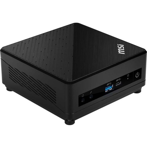MSI Cubi 5 10M-025US Desktop Computer - Intel Core i5 10th Gen i5-10210U - 8 GB - 512 GB SSD - Mini PC - Black - Windows 10 Home - Intel HD Graphics 620 - IEEE 802.11ac - 65 W