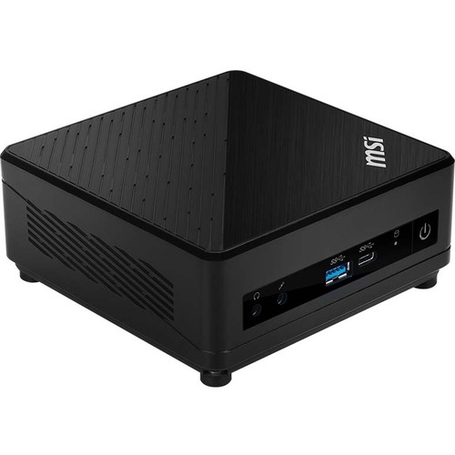 MSI Cubi 5 Cubi 5 10M-027US Desktop Computer - Intel Core i3 10th Gen i3-10110U - 8 GB - 256 GB SSD - Mini PC - Black - Windows 10 Home - Intel HD Graphics 620 - IEEE 802.11ac - 65 W