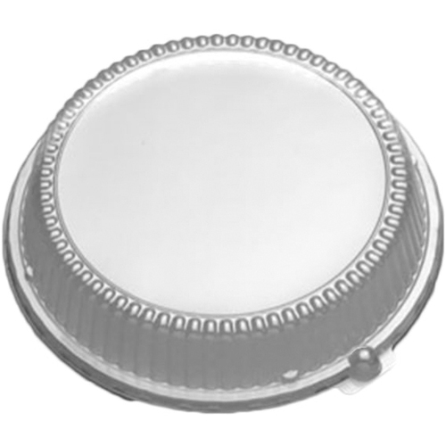 D&W CaterLuxe High Dome Plate Lids, 10-1/4" , Clear, Pack Of 200 Lids - Serving - 10.3" Diameter - Clear - Polystyrene Body - Round - 200 / Pack