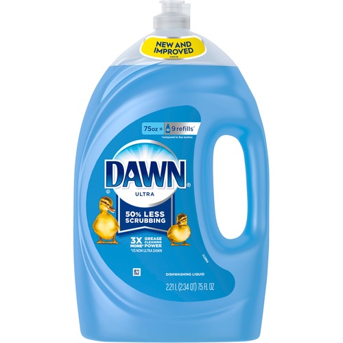 Dawn Ultra Dishwashing Liquid Dish Soap, Original Scent, 75 fl oz - 75 fl oz (2.3 quart) - Original Scent - 6 Pack - Blue