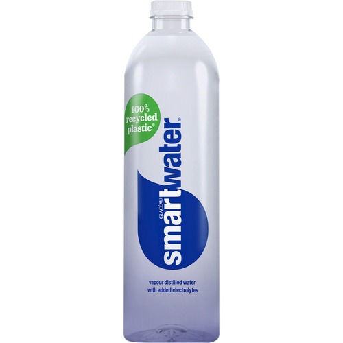 Glaceau Smartwater Original Water - Ready-to-Drink - Sugar Free - 20 fl oz (591 mL)Bottle - 24 / Case