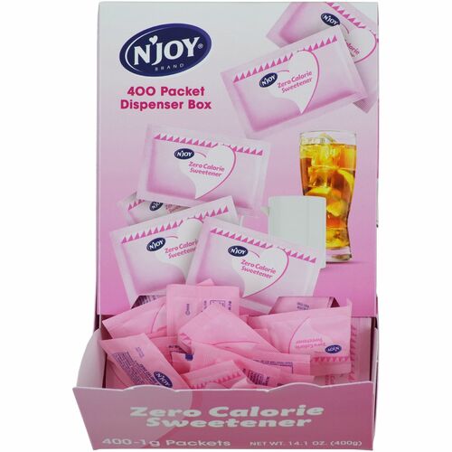 Njoy Pink - Saccharin - Packet - 0.040 oz (1.1 g) - Saccharin - 400/Box