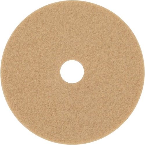 3M Niagara Cleaning Pad - Round - 17" Diameter - Floor, Stripping - 175 rpm to 600 rpm Speed Supported - Dirt Remover - Nylon, Polyester - Black - 5 / Case
