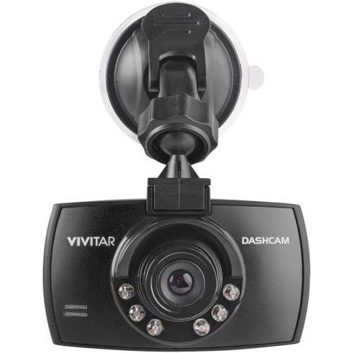 Vivitar Digital Camcorder - 2.4" Screen - HD - Black - 16:9 - USB - microSD - Memory Card - Dashboard Mount