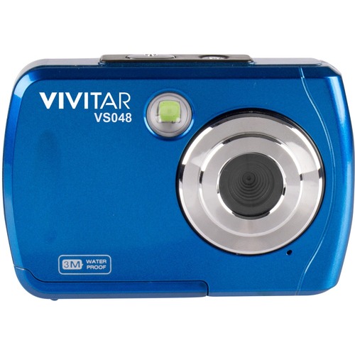 Vivitar VS048 16 Megapixel Compact Camera - Blue - 2.4"LCD - 4x Digital Zoom - 1280 x 720 Video - HD Movie Mode