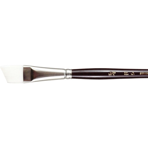 Heinz Jordan White Taklon Shader Brush - Angular - 1 Brush(es) - 0.62" (15.75 mm) Bristle - Paint Brushes - HJC0792558
