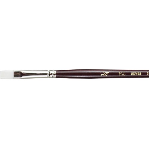 Heinz Jordan White Taklon Wash Brush - Bright - 1 Brush(es) - 0.50" (12.70 mm) Bristle