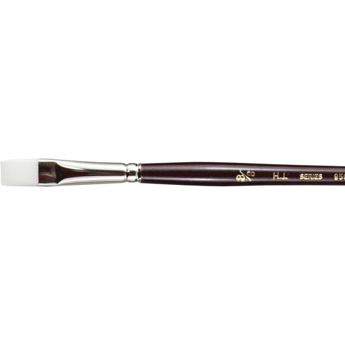 Heinz Jordan White Taklon Wash Brush - Bright - 1 Brush(es) - 0.38" (9.53 mm) Bristle