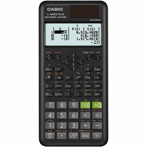 Casio fx-300ES PLUS 2nd Edition Standard Scientific Calculator - Textbook Display, Solar, Auto Power Off - 4 Line(s) - 16 Digits - Solar Powered