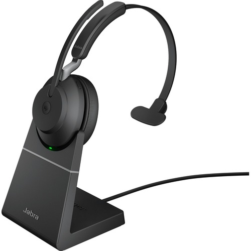 Jabra Evolve2 65 Headset - Mono - USB Type C - Wireless - Bluetooth - Over-the-head - Monaural - Supra-aural - Black