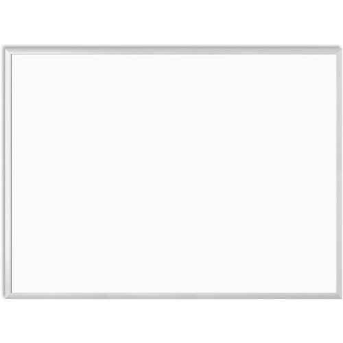 U Brands Melamine Dry Erase Board - 35" (2.9 ft) Width x 47" (3.9 ft) Height - White Melamine Surface - Silver Aluminum Frame - Rectangle - Horizontal/Vertical - 1 Each