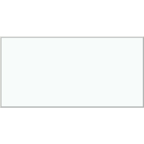 U Brands Melamine Dry Erase Board - 47" (3.9 ft) Width x 95" (7.9 ft) Height - White Melamine Surface - Silver Aluminum Frame - Rectangle - Horizontal/Vertical - 1 Each
