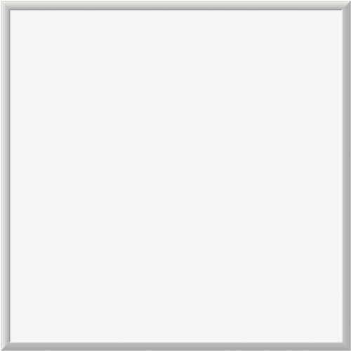 U Brands Magnetic Dry Erase Board - 35" (2.9 ft) Width x 35" (2.9 ft) Height - White Painted Steel Surface - Silver Aluminum Frame - Square - Horizontal/Vertical - Magnetic - 1 Each