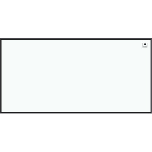 U Brands Magnetic Dry Erase Board - 47" (3.9 ft) Width x 95" (7.9 ft) Height - White Painted Steel Surface - Black Aluminum Frame - Rectangle - Horizontal/Vertical - Magnetic - 1 Each