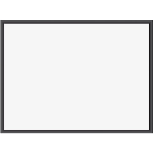 U Brands Magnetic Dry Erase Board - 35" (2.9 ft) Width x 47" (3.9 ft) Height - White Painted Steel Surface - Black Wood Frame - Rectangle - Horizontal/Vertical - 1 Each