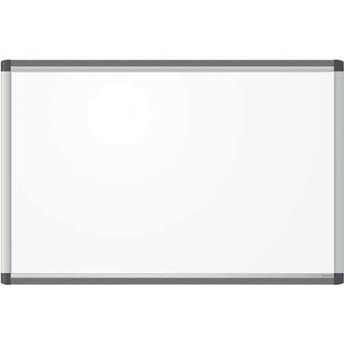 U Brands PINIT Magnetic Dry Erase Board - 23" (1.9 ft) Width x 35" (2.9 ft) Height - White Painted Steel Surface - Silver Aluminum Frame - Rectangle - Horizontal/Vertical - Magnetic - 1 Each