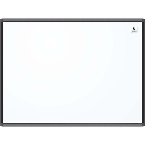 U Brands PINIT Magnetic Dry Erase Board - 35" (2.9 ft) Width x 47" (3.9 ft) Height - White Painted Steel Surface - Black Aluminum Frame - Rectangle - Horizontal/Vertical - Magnetic - 1 Each