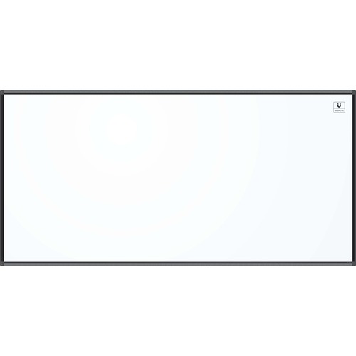 U Brands PINIT Magnetic Dry Erase Board - 47" (3.9 ft) Width x 95" (8 ft) Height - White Painted Steel Surface - Black Aluminum Frame - Rectangle - Horizontal/Vertical - 1 Each