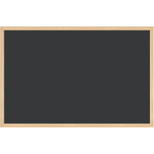 U Brands Chalkboard - 23" (1.9 ft) Width x 35" (2.9 ft) Height - Black Surface - Birch Wood Frame - Rectangle - Horizontal/Vertical - 1 Each - Chalkboards - UBR3263U0001