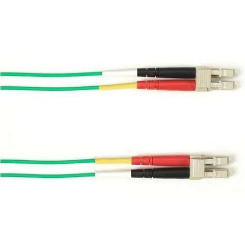 Black Box Colored Fiber OM4 50/125 Multimode Fiber Optic Patch Cable - OFNP Plenum