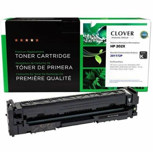 CIG 201172P Remanufactured High Yield Laser Toner Cartridge - Single Pack 202, 202X (202X (CF500X)) - Black - 1 Each - 3200 Pages