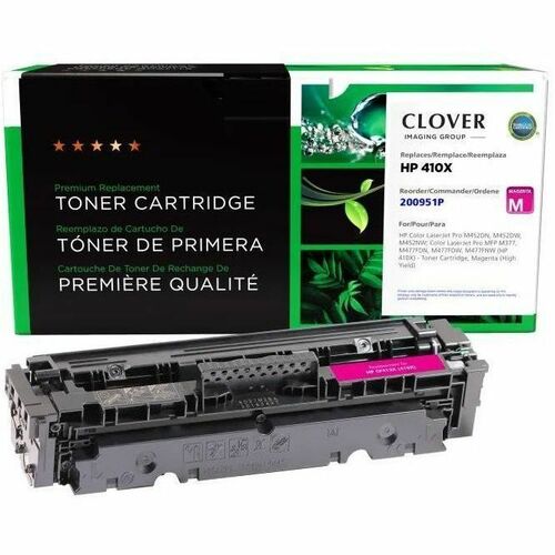 CIG 200951P Remanufactured High Yield Laser Toner Cartridge - Single Pack 410, 410X (CF413X) - Magenta - 1 Each - 5000 Pages