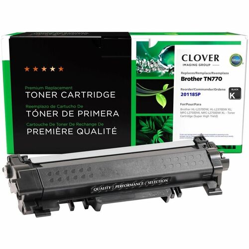 CIG Remanufactured Super High Yield Laser Toner Cartridge TN770 - Black - 1 Each - 4,500 Pages