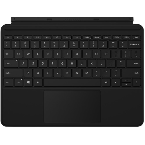 Microsoft Type Cover Keyboard/Cover Case Microsoft Surface Go 2, Surface Go Tablet - Black - Stain Resistant - MicroFiber Body - 7.5" Height x 9.8" Width x 0.2" Depth