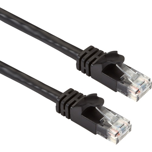 Black Box GigaTrue Cat.6a UTP Patch Network Cable - 5 ft Category 6a Network Cable for Network Device - First End: 1 x RJ-45 Network - Male - Second End: 1 x RJ-45 Network - Male - Patch Cable - Gold Plated Contact - CM - 26 AWG - Black
