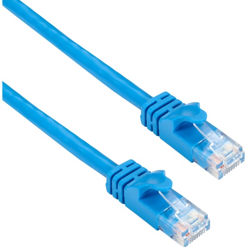 Black Box GigaTrue Cat.6a UTP Patch Network Cable - 7 ft Category 6a Network Cable for Network Device - First End: 1 x RJ-45 Network - Male - Second End: 1 x RJ-45 Network - Male - Patch Cable - Gold Plated Contact - CM - 26 AWG - Blue