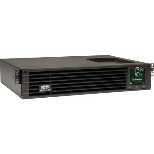 Tripp Lite UPS Smart 1000VA 800W LCD USB DB9 with Pre-installed WEBCARLX Network Card - 2U Rack-mountable - AVR - 4 Hour Recharge - 5.30 Minute Stand-by - 120 V AC Input - 110 V AC, 115 V AC, 120 V AC Output - 6 x NEMA 5-15R