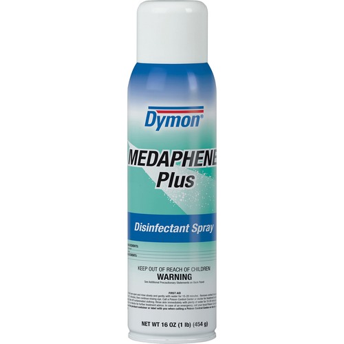 Dymon Medaphene Plus Disinfectant Spray - 16 fl oz (0.5 quart) - Pleasant Scent - 1 Each - Aqua