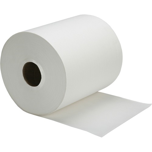 SKILCRAFT Industrial Shop Towels - 10.75" Width x 10.75" Length - White - Fiber Paper - 475 / Roll