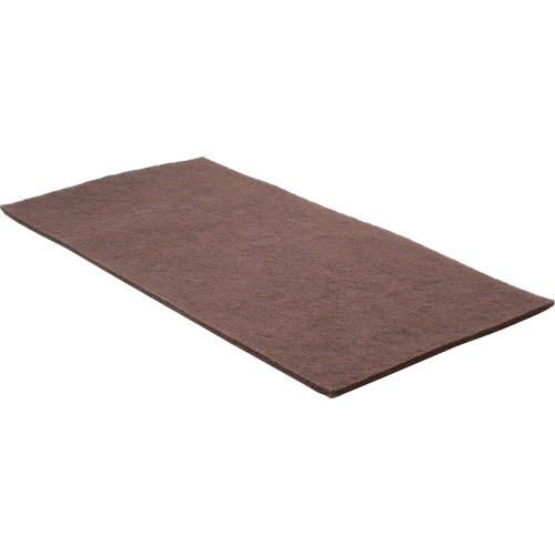 SKILCRAFT® Floor Finish Surface Prep Pads - Rectangle - 28" Width x 14" Length - Scrubbing - Wood, Vinyl, Marble, Terrazzo, Concrete Floor - Long Lasting, Residue-free - Maroon - 10 / Box