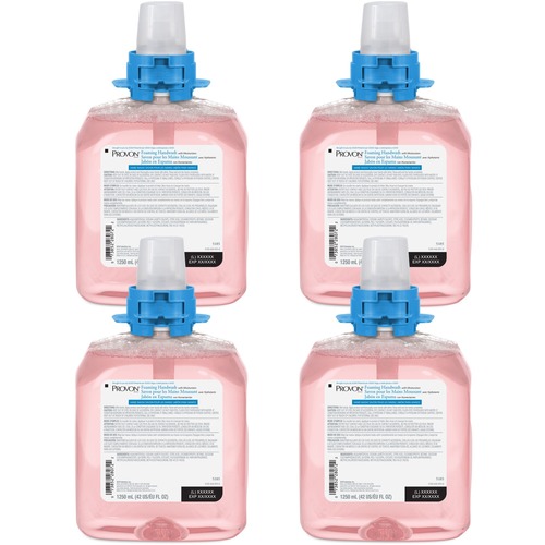 Provon FMX-12 Refill Foaming Handwash - Cranberry ScentFor - 42.3 fl oz (1250 mL) - Kill Germs - Hand, Skin - Moisturizing - Pink - Rich Lather, Bio-based - 4 / Carton