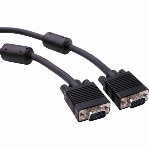 Axiom SVGA Video Cable - 10 ft SVGA Video Cable for Monitor - First End: 1 x 15-pin D-sub VGA - Male - Second End: 1 x 15-pin D-sub VGA - Male - Supports up to 800 x 600 - Shielding - Gold Plated Connector