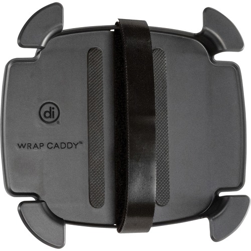 Allsop Cable Organizer Wrap Caddy - Cable Organizer - Black - 1" Length - 1 Each